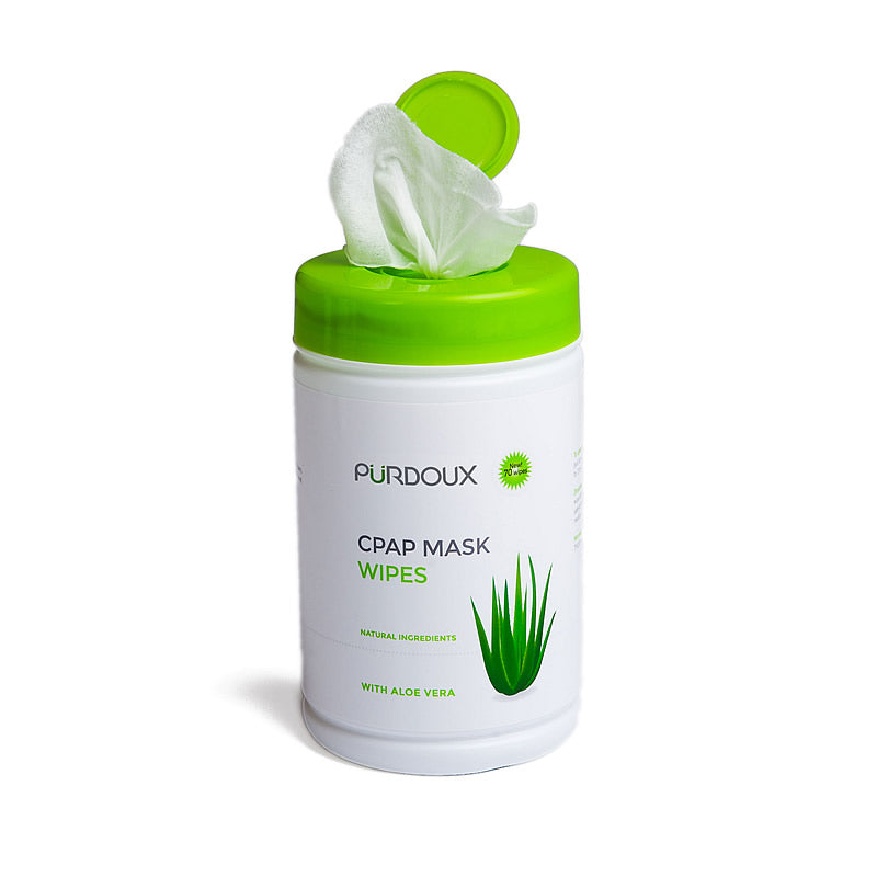 Purdoux CPAP Mask Wipes - Unscented with Aloe Vera - Active Lifestyle Store